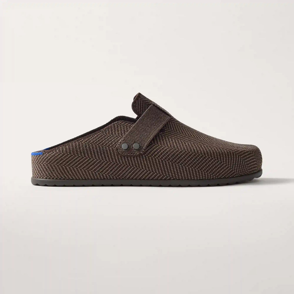 The Teddy Men's Clog - Umber Herringbone