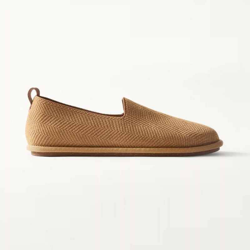 The Men's Cruiser Loafer - ReVelvet™ Pecan Herringbone