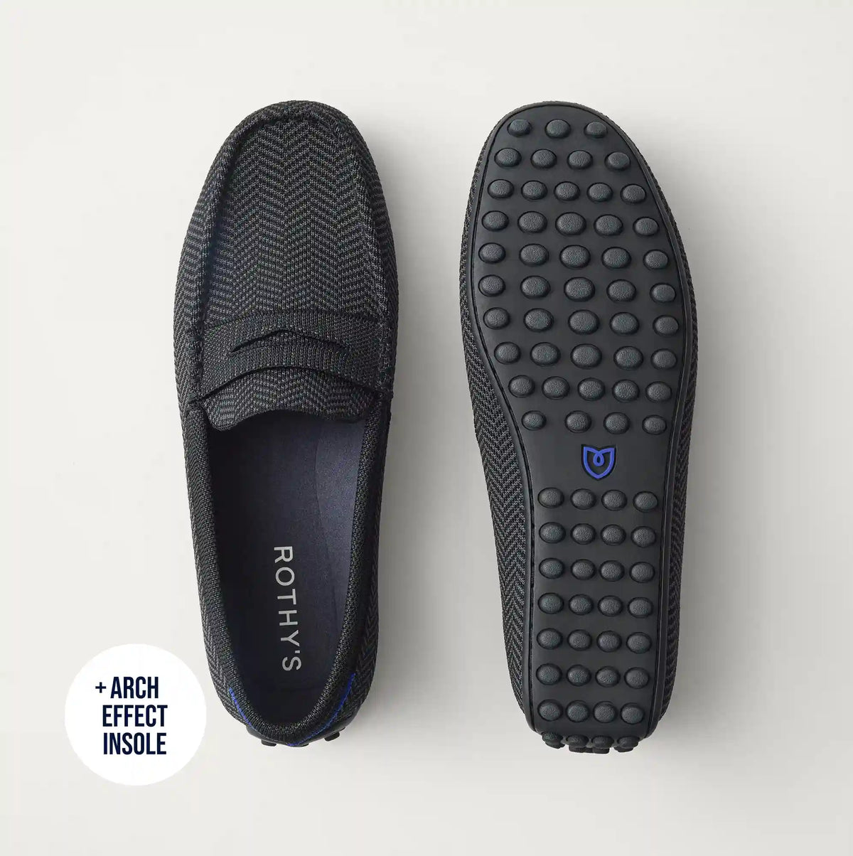 The Men's Driver - Carbon Herringbone
