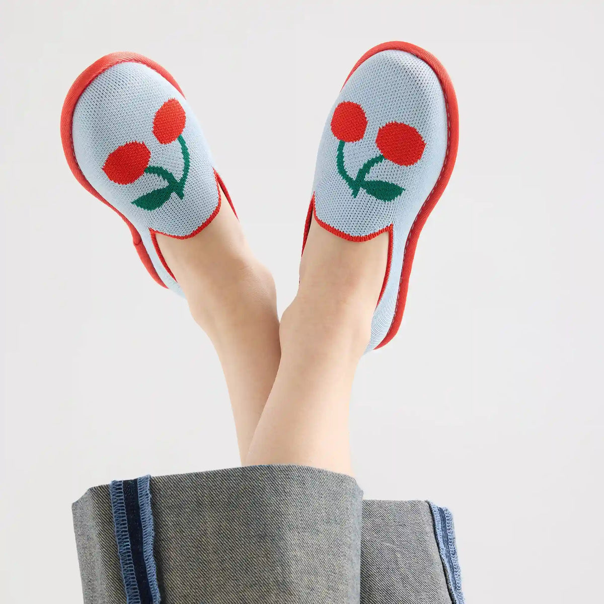 The Mini Loafer (for Kids) - Cherry Blue
