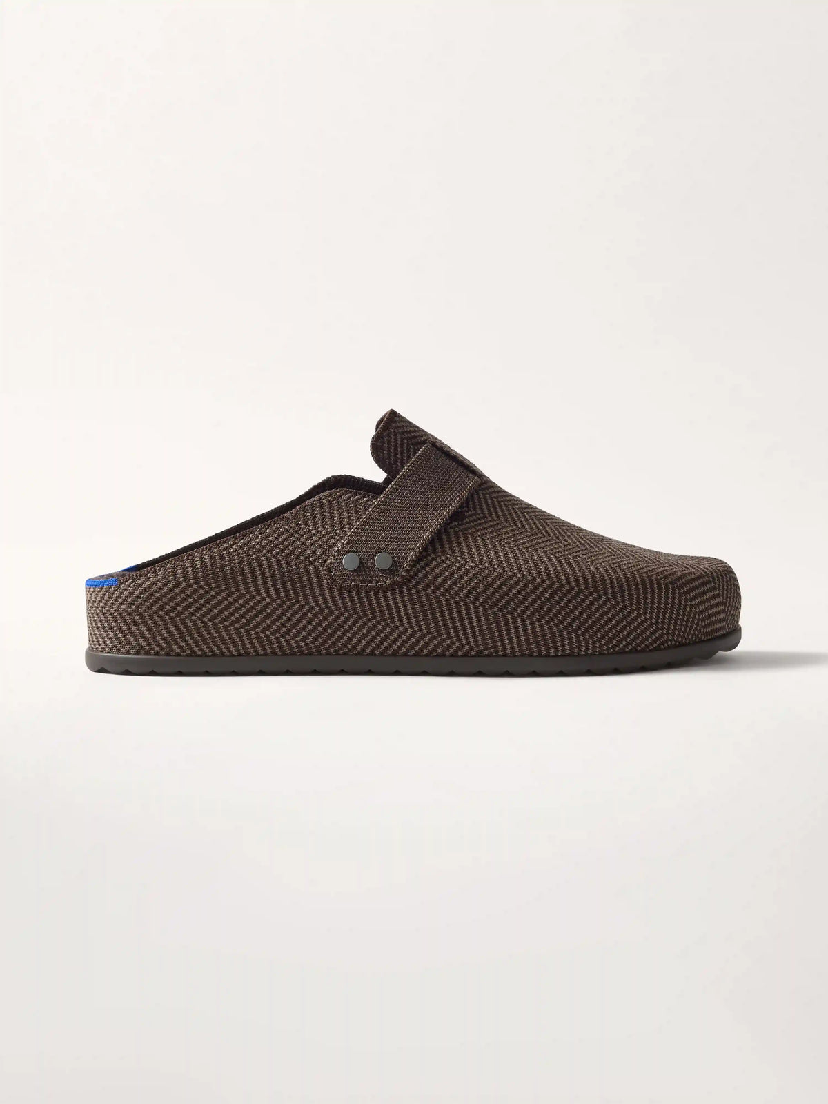 The Teddy Men's Clog - Umber Herringbone