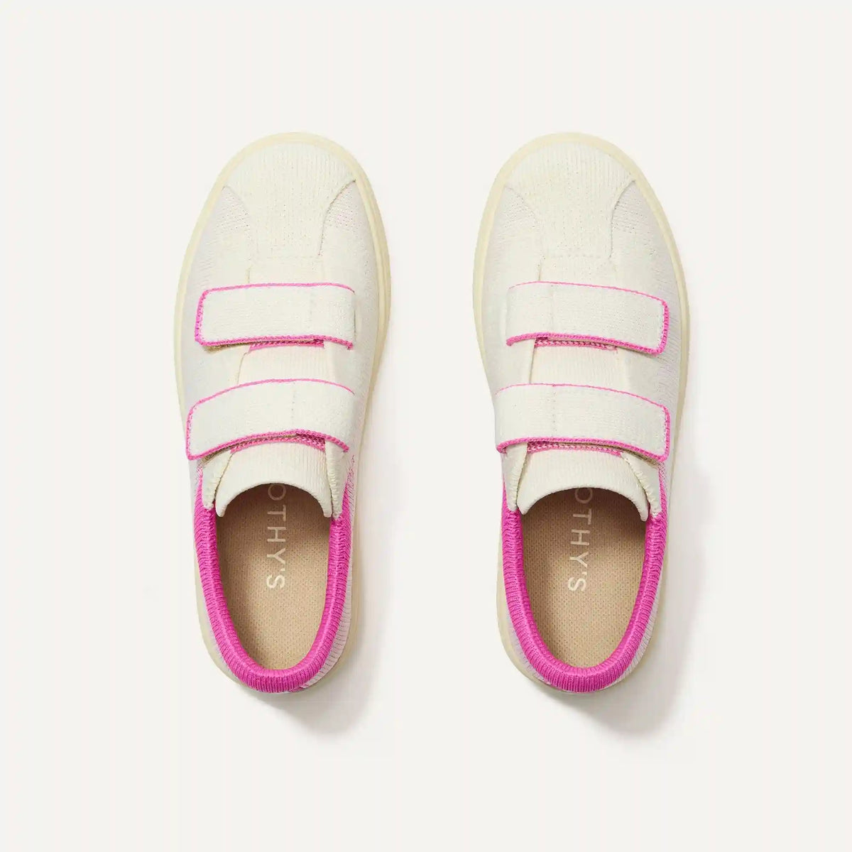 The Kids Strap Sneaker - Pink Taffy